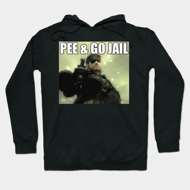 Big Boss "Pee & Go Jail" Hoodie by otacon